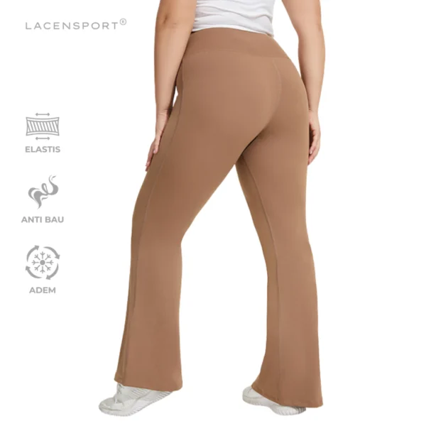 Constance Flare Pants Cut Bray Big Size Jumbo Legging Celana Olahraga Wanita Panjang Gym Zumba Senam Aerobik - Image 6
