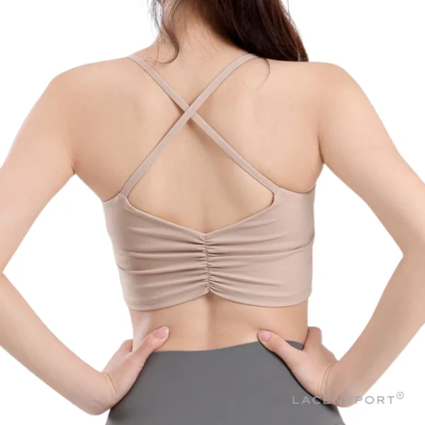 Abeille Lacen Sport Bra Atasan Baju Olahraga Wanita Kaos - Image 3