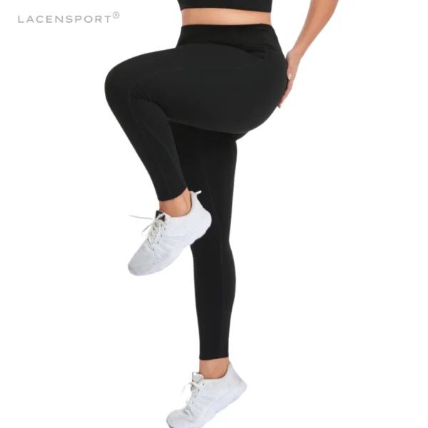 Saffron Legging Big Size Jumbo Pocket Celana Olahraga Wanita Panjang Gym Workout