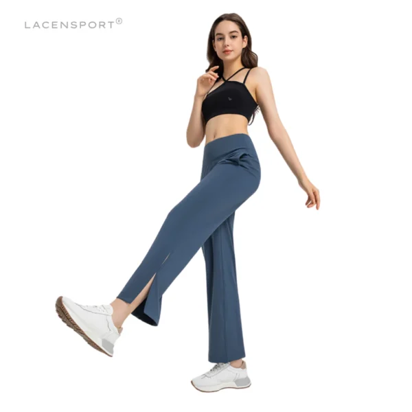 Rich Women Flare Pants High Waist Legging Celana Olahraga Wanita Panjang Gym Zumba Senam Aerobik Yoga