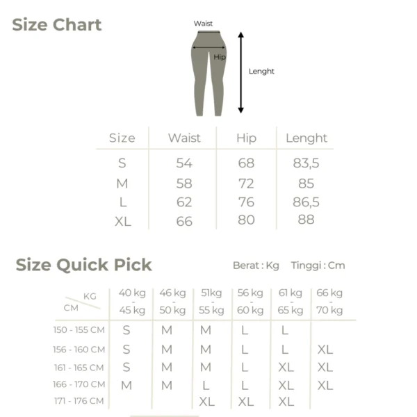 Active Society Legging High Waist Celana Olahraga Wanita Panjang - Image 2