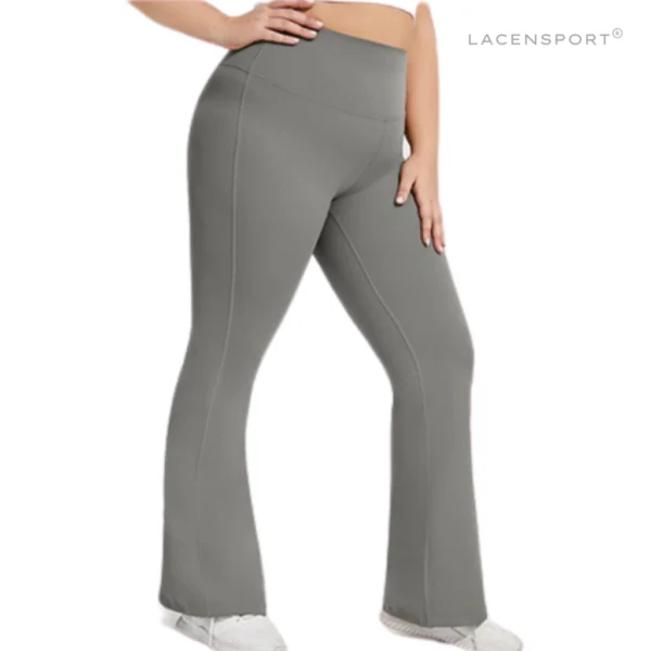 Constance Flare Pants Cut Bray Big Size Jumbo Legging Celana Olahraga Wanita Panjang Gym Zumba Senam Aerobik - Image 2