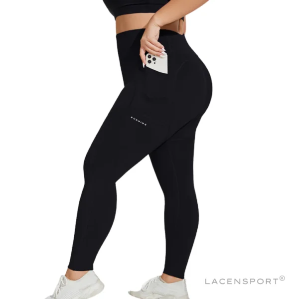 Polly Legging Big Size Jumbo Pocket Celana Olahraga Wanita Panjang - Image 4