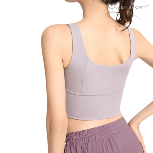 Zip Class Sport Bra Bh Atasan Baju Olahraga Wanita Yoga Gym Fitness - Image 6