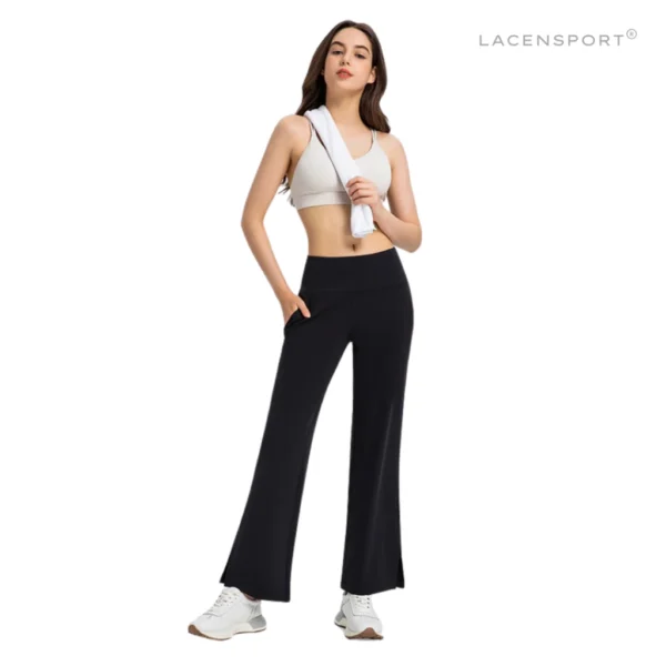Rich Women Flare Pants High Waist Legging Celana Olahraga Wanita Panjang Gym Zumba Senam Aerobik Yoga - Image 3