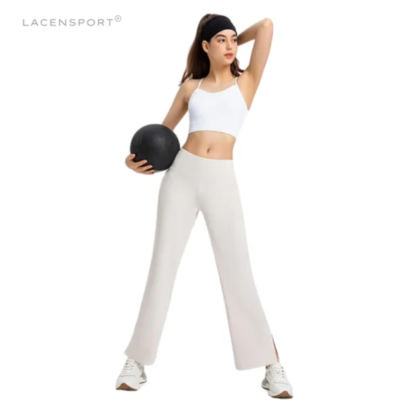 Rich Women Flare Pants High Waist Legging Celana Olahraga Wanita Panjang Gym Zumba Senam Aerobik Yoga - Image 4