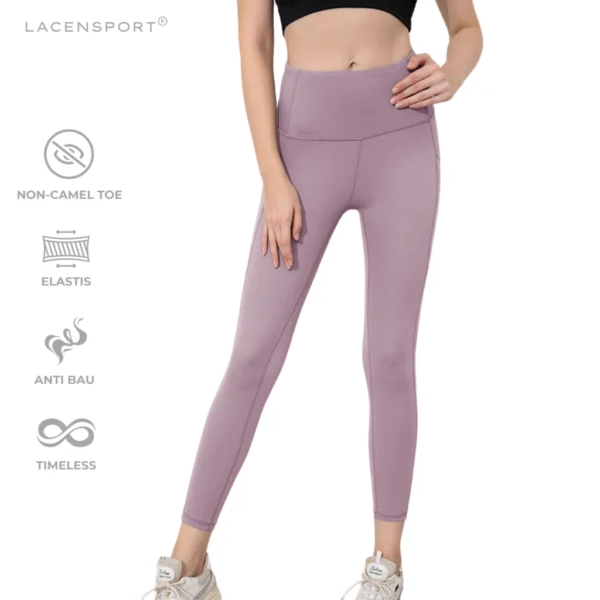 London Lux Sport Legging High Waist Celana Olahraga Wanita Panjang Gym Fitness Yoga Zumba - Image 4