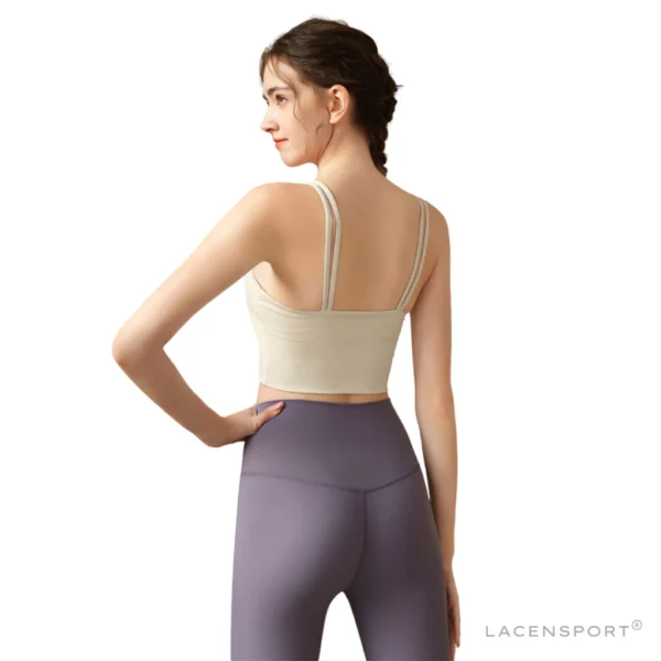 A French Origin Sport Bra Bh Atasan Baju Olahraga Wanita Yoga Gym Fitness - Image 8