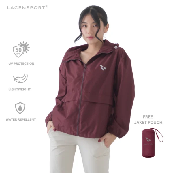 The Ashford Sport Jacket UV UPF 50+ Outer Jaket Olahraga Wanita Outdoor Jogging Gym Lari - Image 5