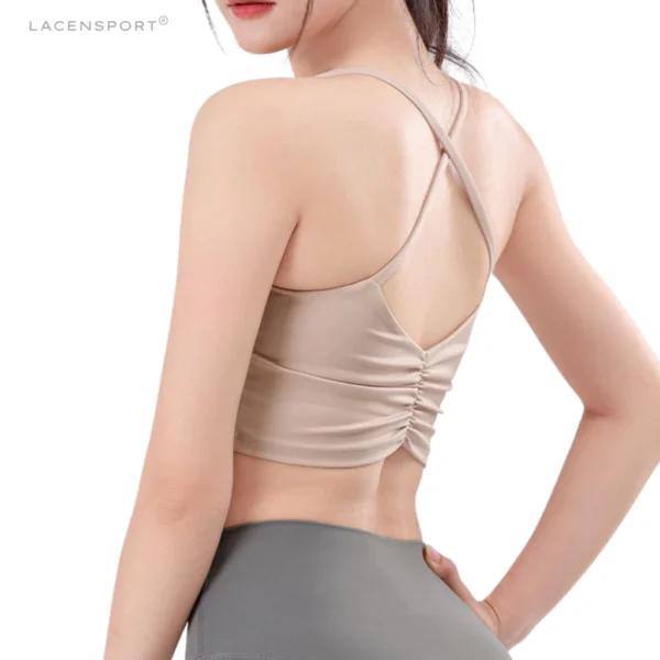 Abeille Lacen Sport Bra Atasan Baju Olahraga Wanita Kaos - Image 5