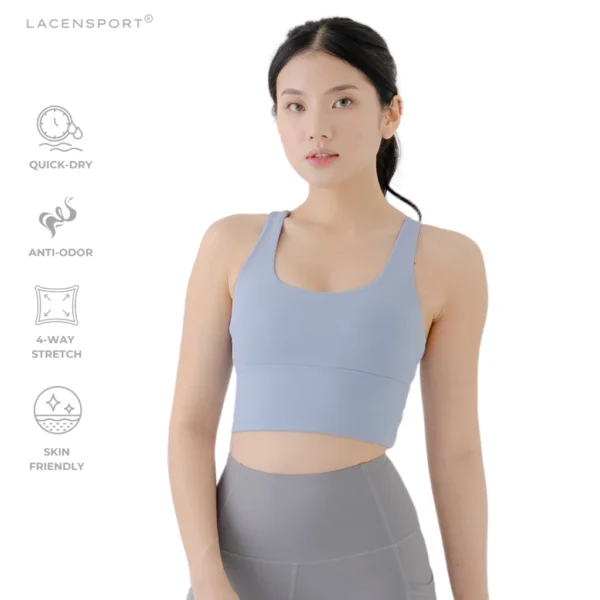 True Confidence Sport Bra Atasan Baju Olahraga Wanita Gym Fitness Yoga - Image 10