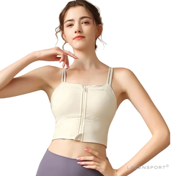 A French Origin Sport Bra Bh Atasan Baju Olahraga Wanita Yoga Gym Fitness - Image 2
