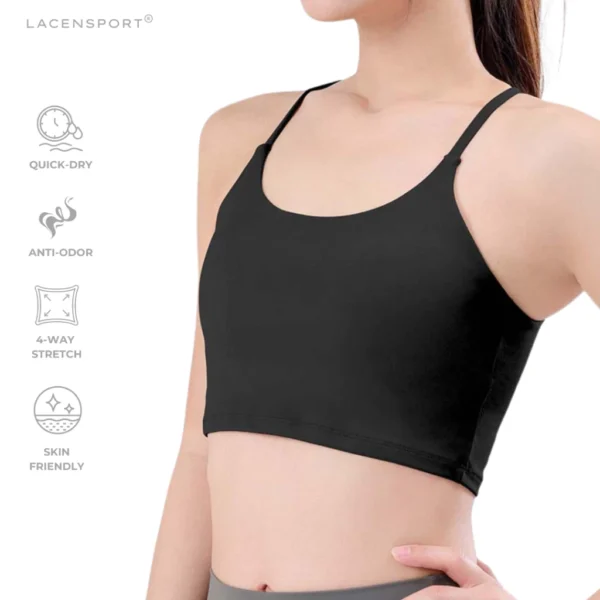 Abeille Lacen Sport Bra Atasan Baju Olahraga Wanita Kaos - Image 6