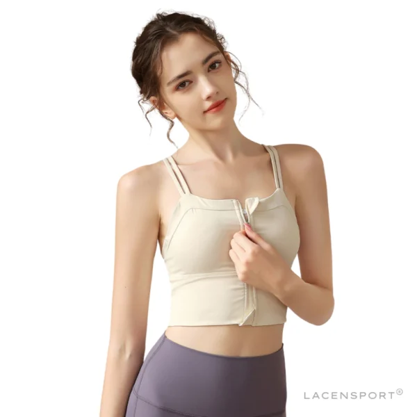 A French Origin Sport Bra Bh Atasan Baju Olahraga Wanita Yoga Gym Fitness - Image 6