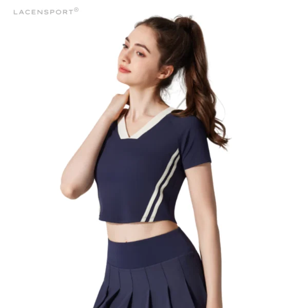 Beverly Sport Club Shirt Kaos Baju Olahraga Wanita Lengan Pendek Tennis